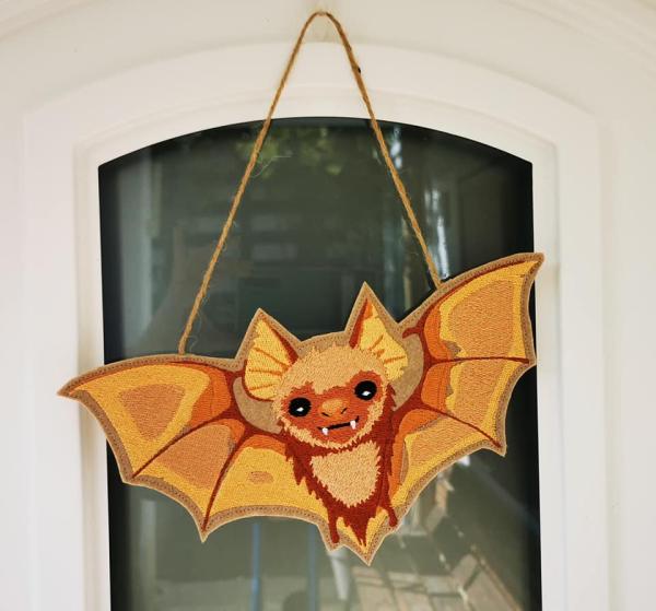 Vollstickdatei Fledermaus Fridolin